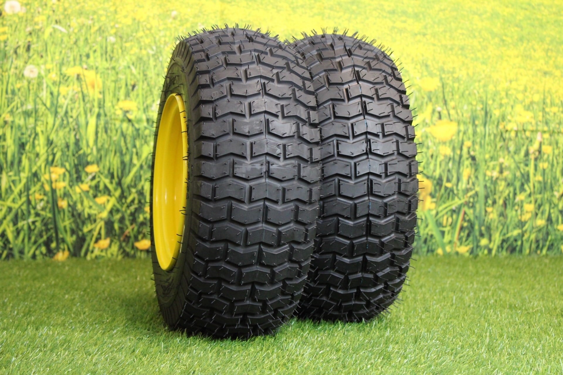 AntTire and Wheel (Set of 2) 16×6.50-8 Tires and Wheels 4 Ply for Lawn and Garden Mower Turf Tires.75