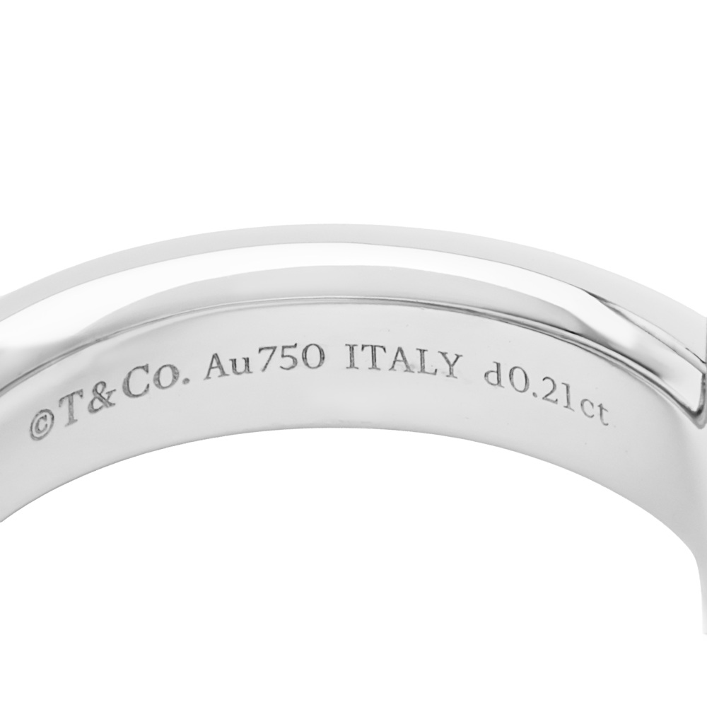 Tiffany & Co. Tiffany T Ring 18K White Gold Diamond