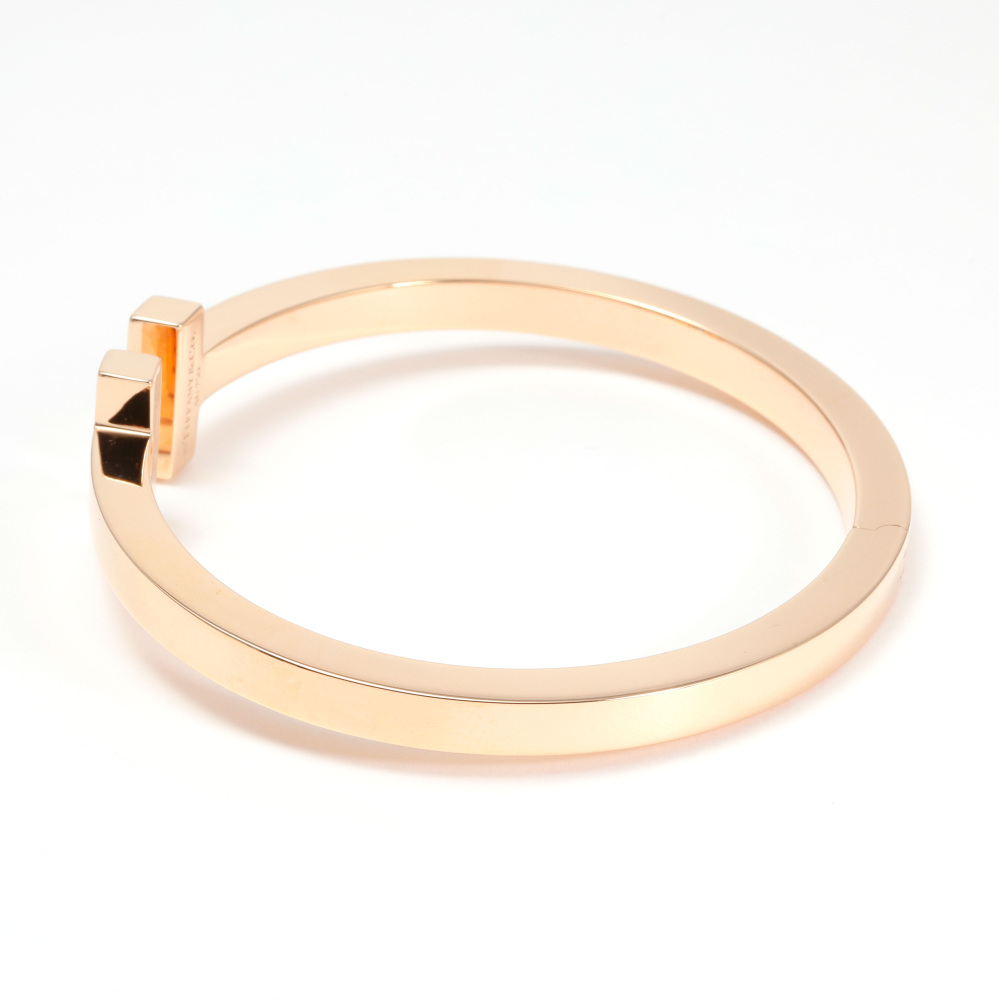 Tiffany & Co. T Square Xl Bracelet 18K Rose Gold 60010743