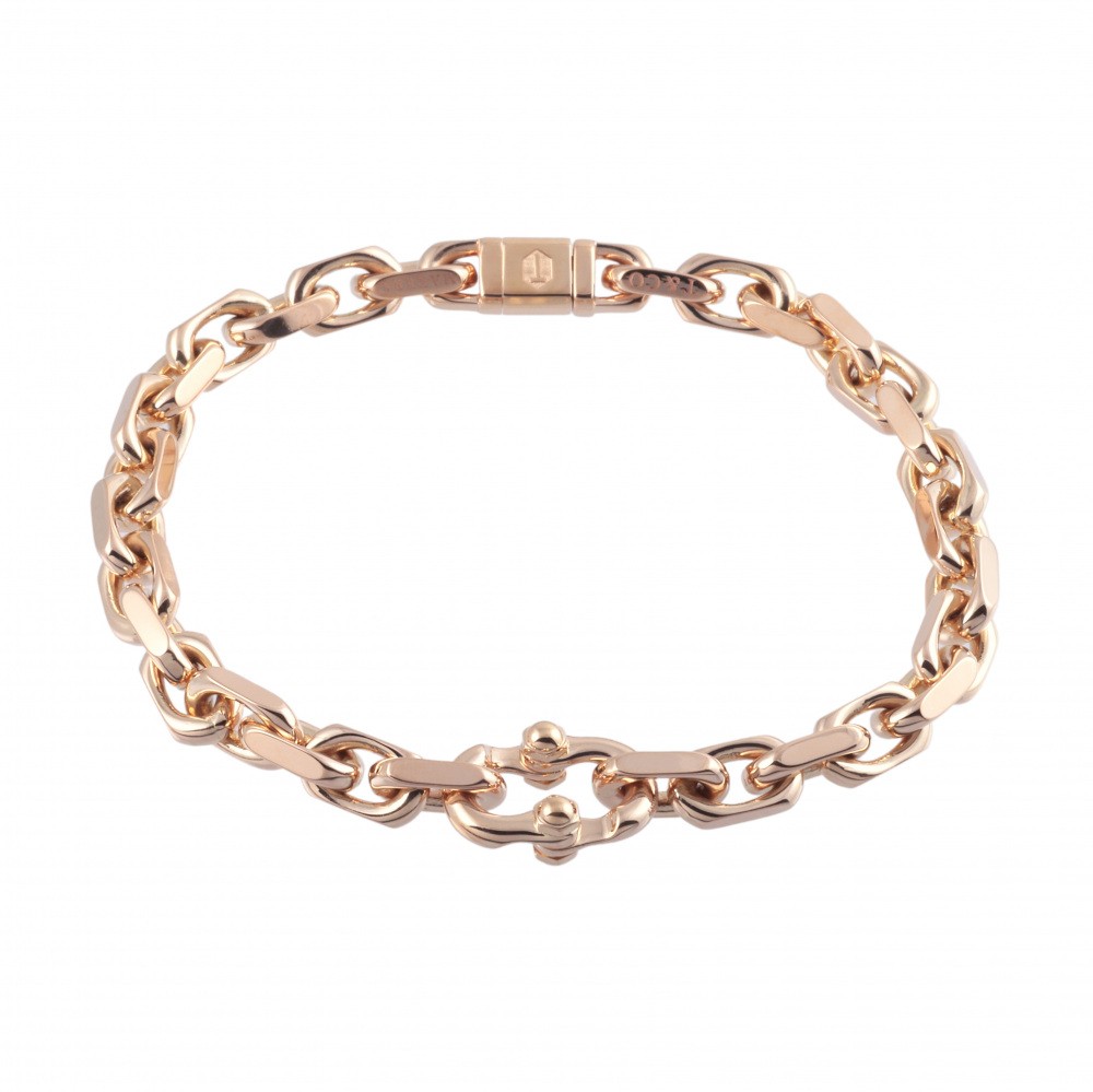 Tiffany & Co. Tiffany 1837 Makers Narrow Chain Bracelet 18K Rose Gold