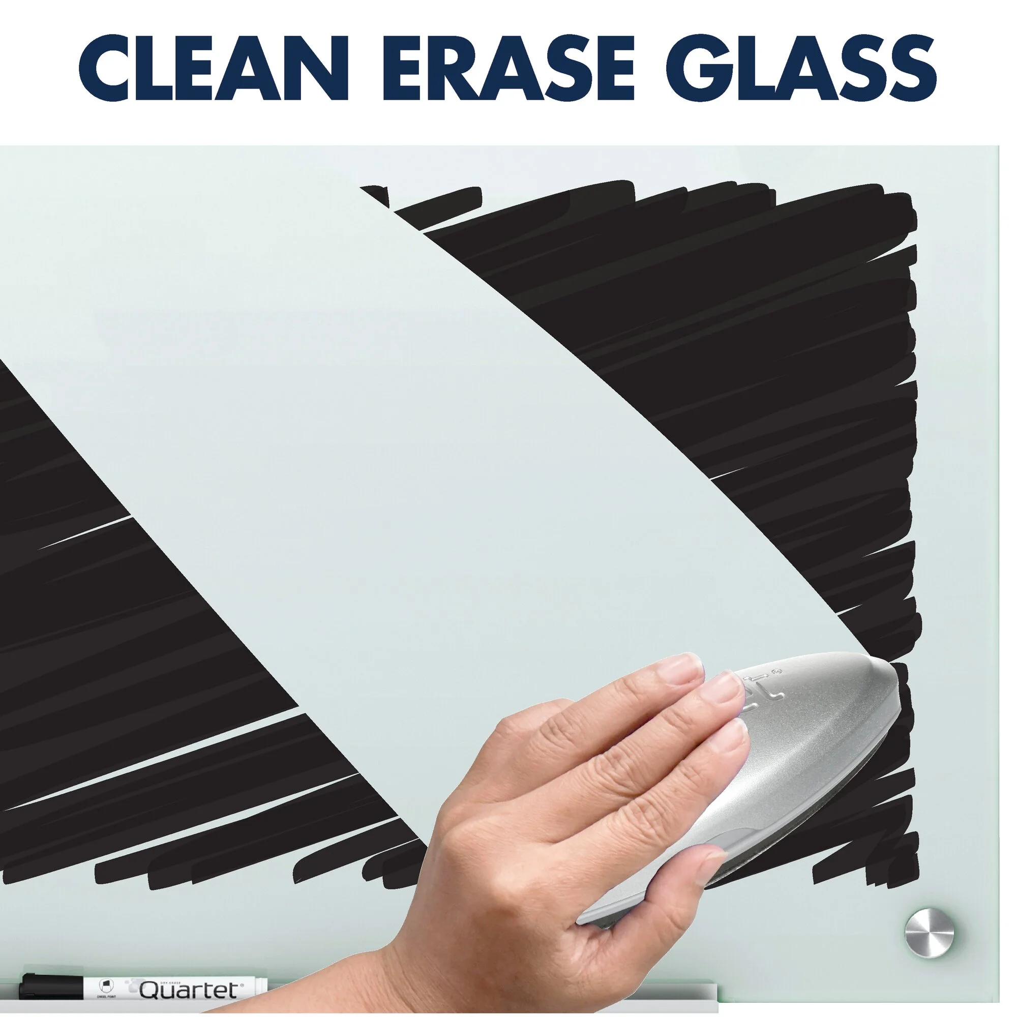 Quartet Infinity Glass Magnetic Dry-Erase Board 72 x 48 6 x 4 White Surface -
