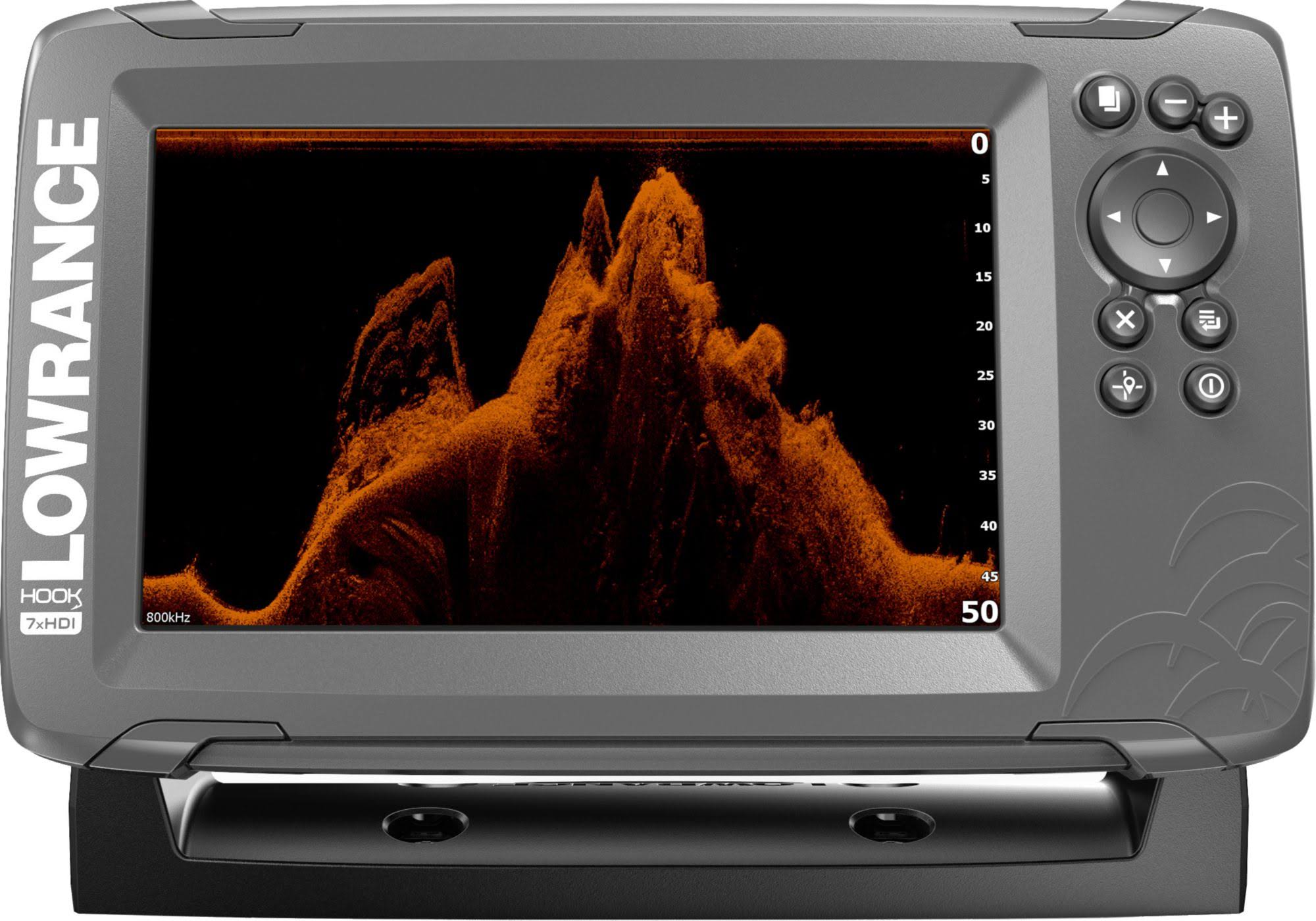 Lowrance HOOK2-7x 7in GPS Fishfinder w/ Track Plotter u0026 SplitShot