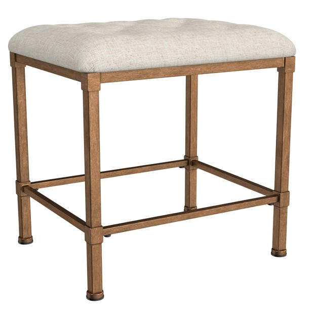 Vanity Stool Golden Bronze Hillsdale Furniture