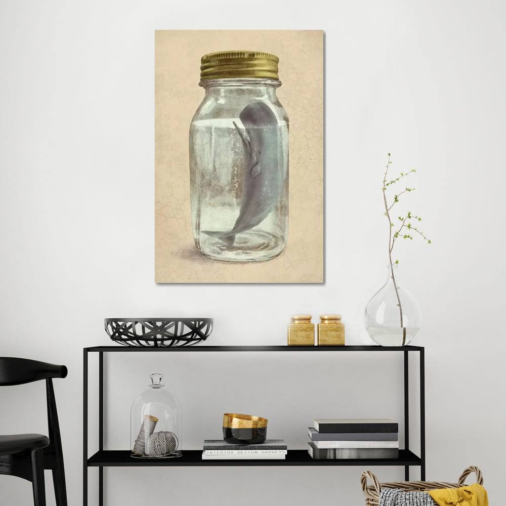 Terry Fan Paintings on Canvas Art - Extinction Print