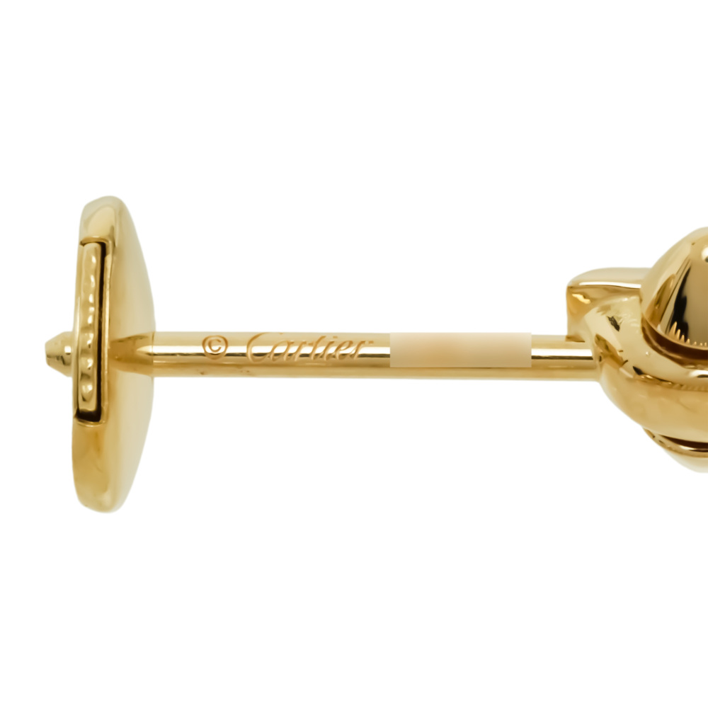 Cartier Classical Crash Do Earrings 18K Yellow Gold B8301490
