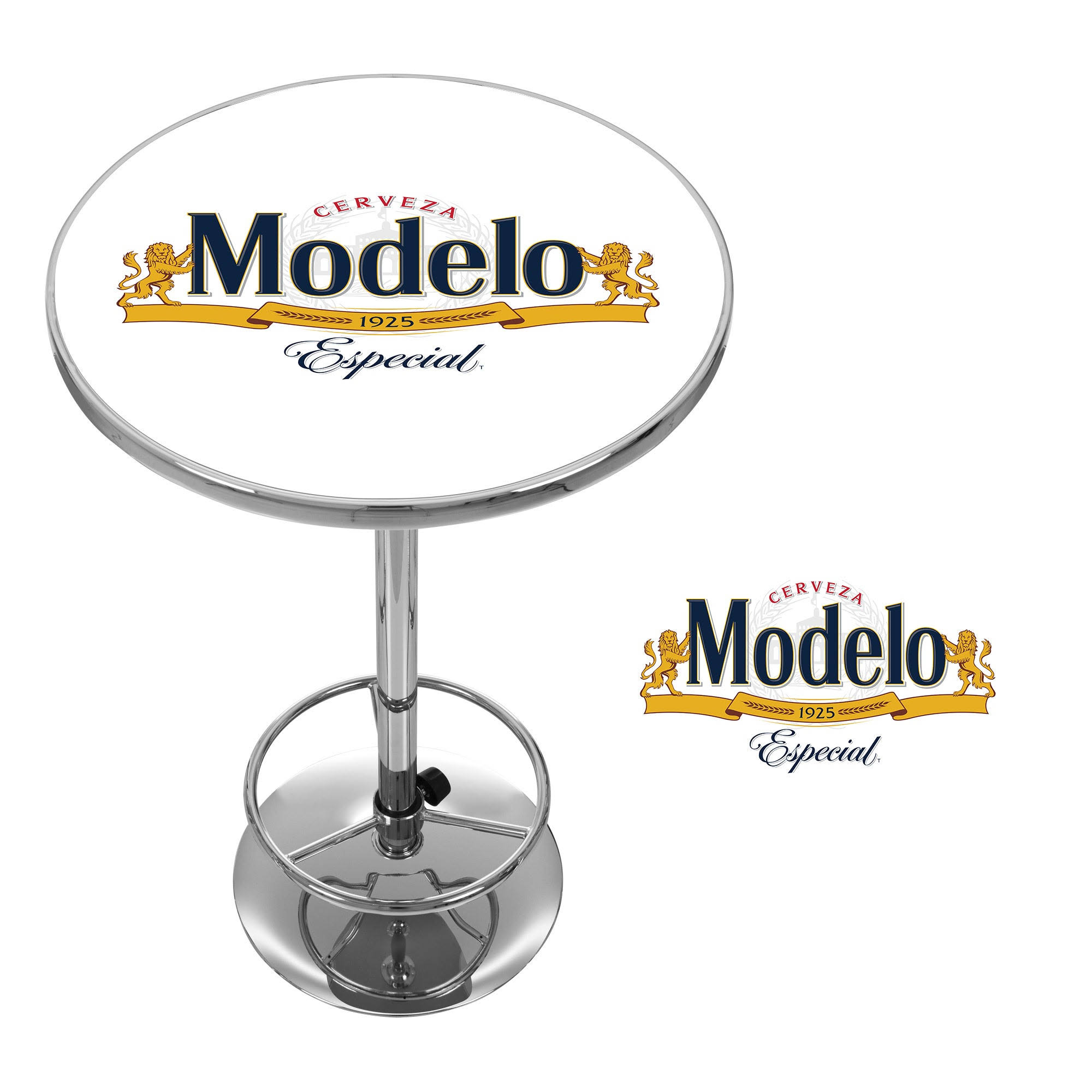 Modelo Chrome Pub Table