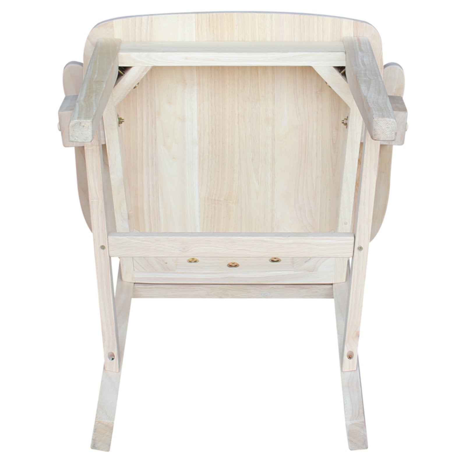 International Concepts Wood Mission Side Chair with Arms - 39.2