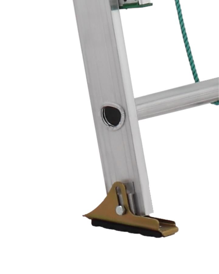 Louisville Ladder 16FT Aluminum Extension, 15′ Reach, 225 lbs Load Capacity, W-2222-16PG