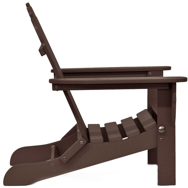 Nelson Recycled Plastic Folding Adirondack Chair by Havenside Home
