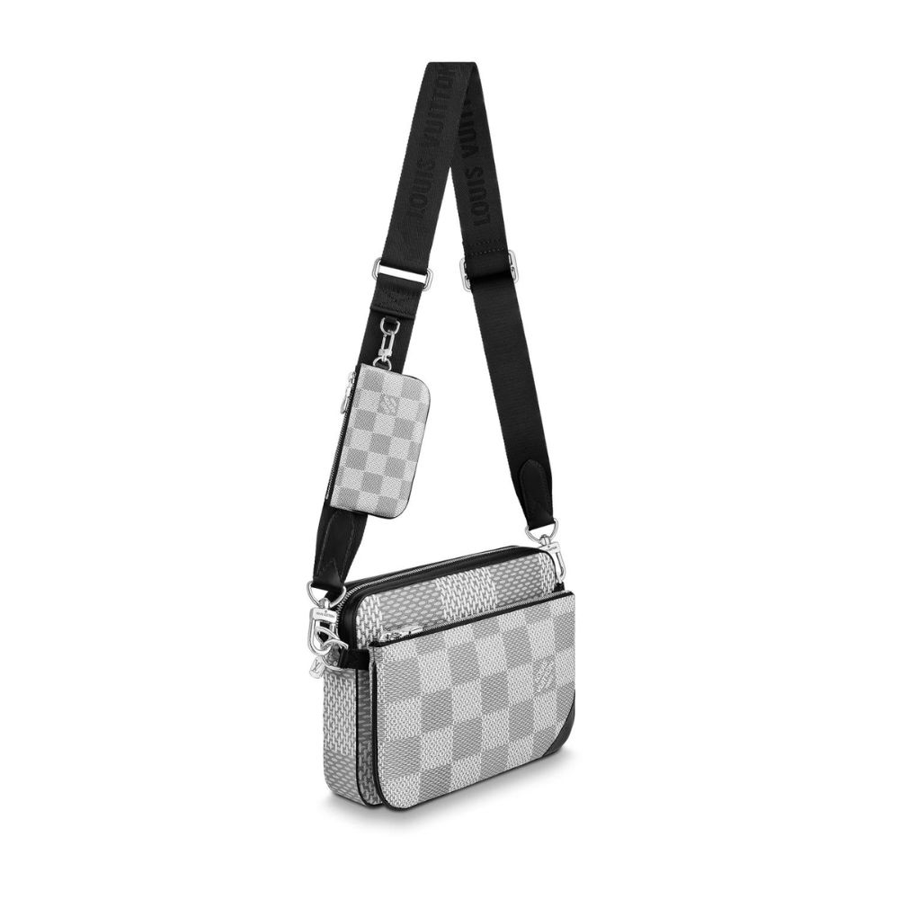 Louis Vuitton Trio Messenger Damier Graphite Plaster 9.8 Inches N50027