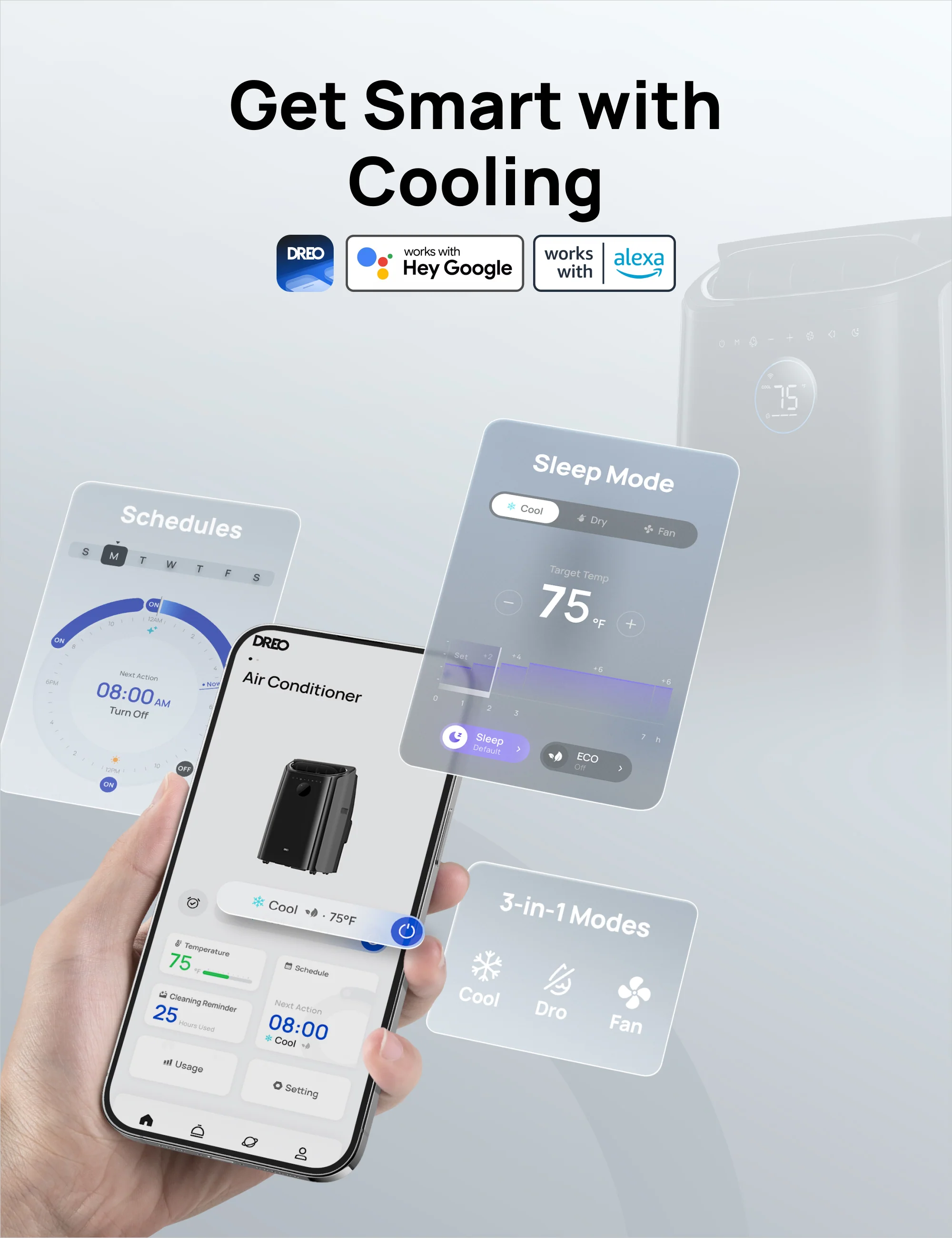 Smart Air Conditioner AC516S | 14000BTU