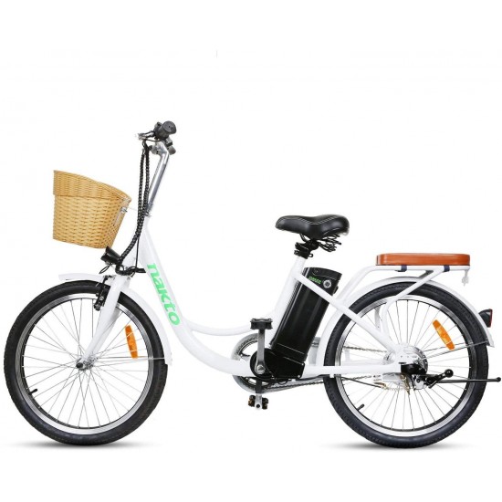 City Electric Bike Ebike, 22 Inch Electric Bicycle with 36V 10Ah Removable Lithium Battery, Electric Bikes for Adults with 250W Motor