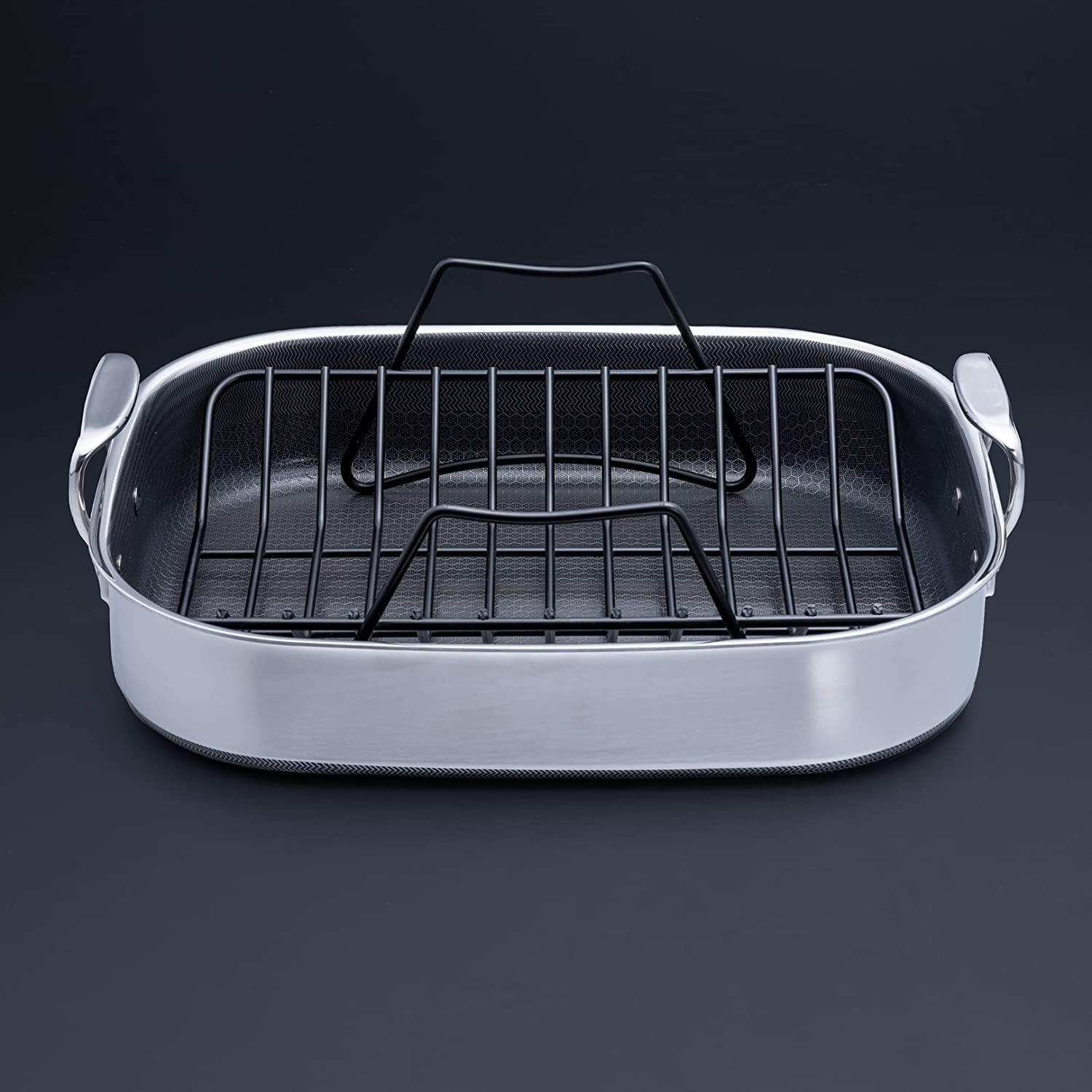 HexClad Non Stick Induction Compatible Stainless