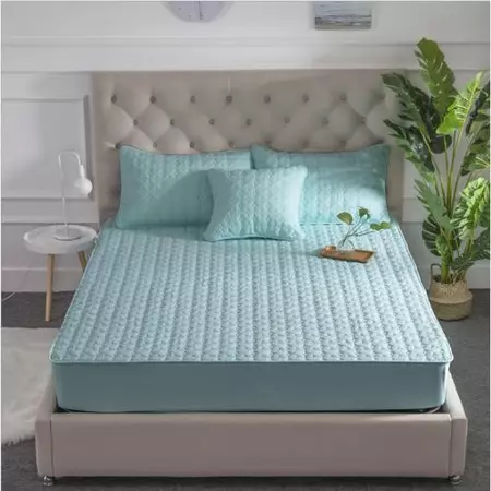 Waterproof Mattress Protector Cadar Singe /Queen/King Sanded Skin-friendly Fitted Bed Sheet Bedspread Mattress Cover