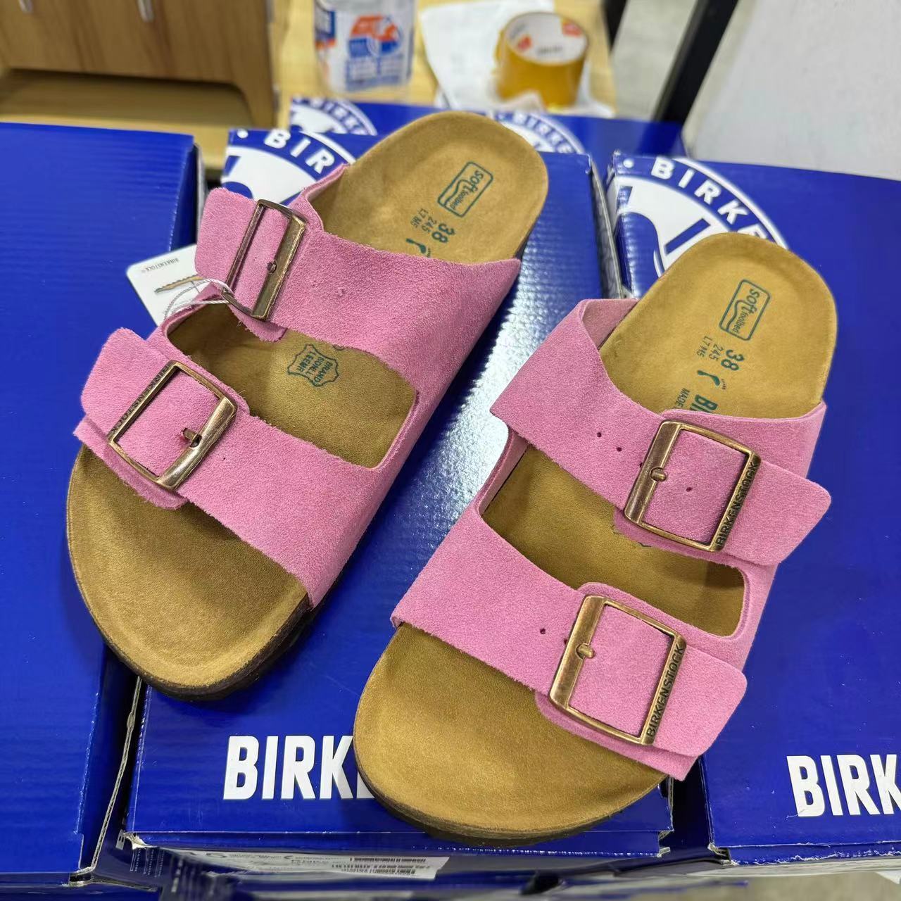 Birkenstock Arizona Suede Casual Sandals