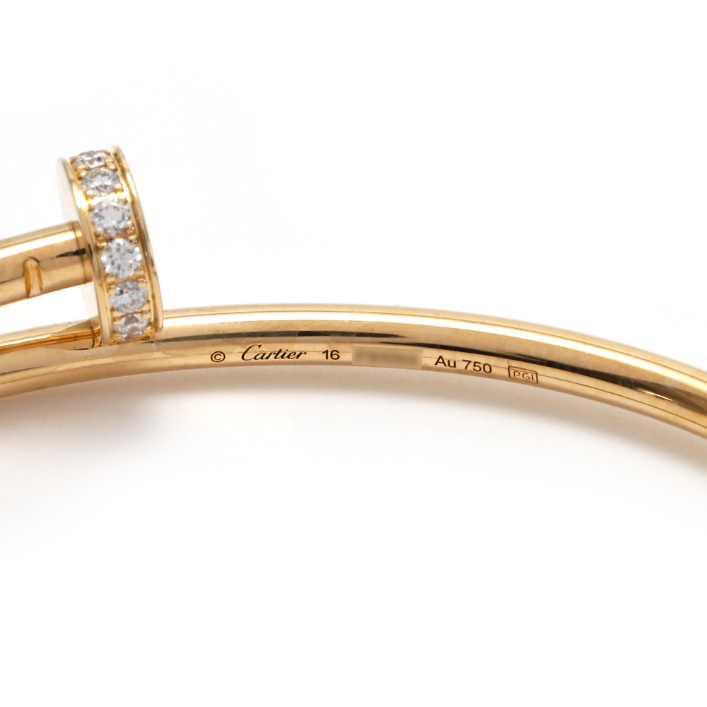 Cartier Juste un Clou Sm Bracelet 18K Yellow Gold Diamond B6066100
