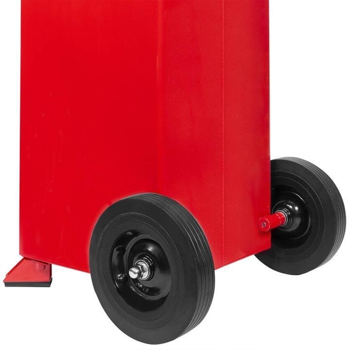 pro-30 Gallon Gas Fuel Diesel Transfer Tank Container w/ Rotary Pump Auto