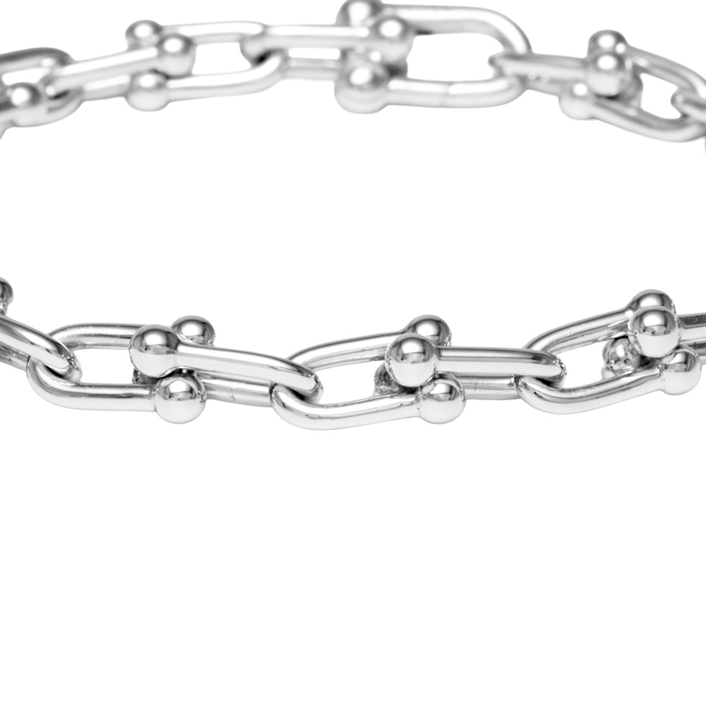 Tiffany & Co. Hardware Link Bracelet Sterling Silver 60153085