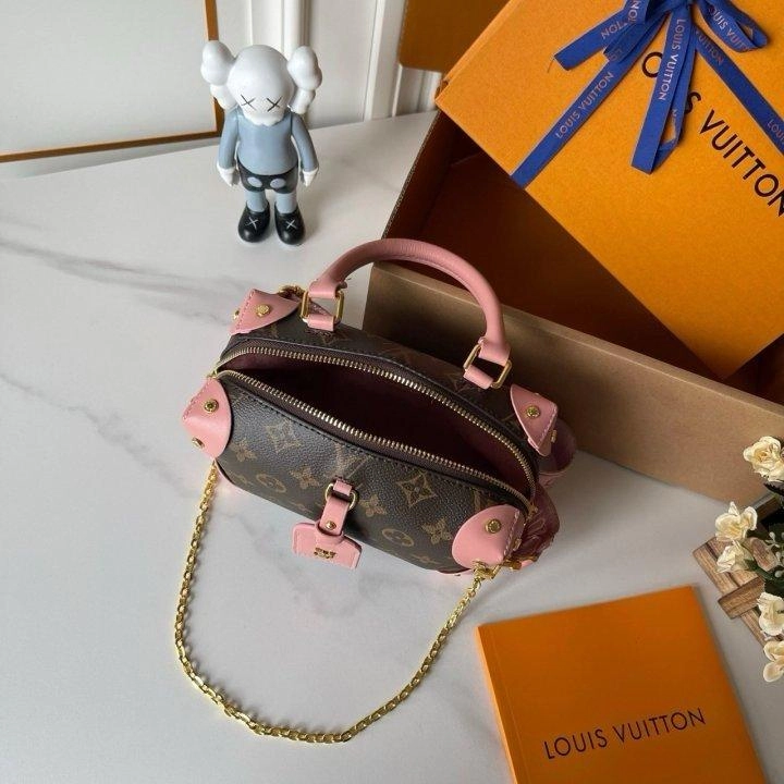 Louis Vuitton Soft Trunk Mini Monogram Pink 7.9 Inches