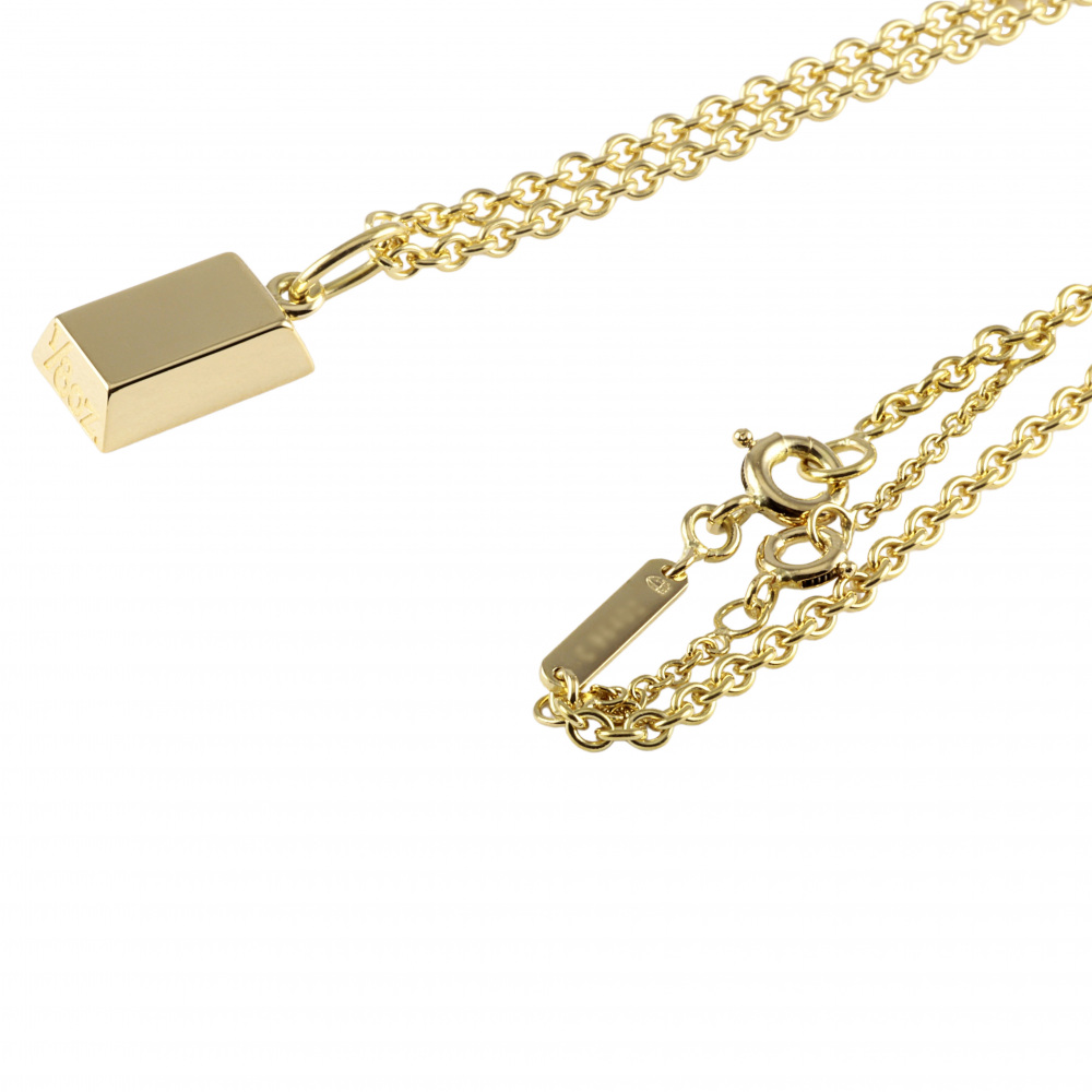 Cartier Ingot K18YG Yellow Gold Necklace