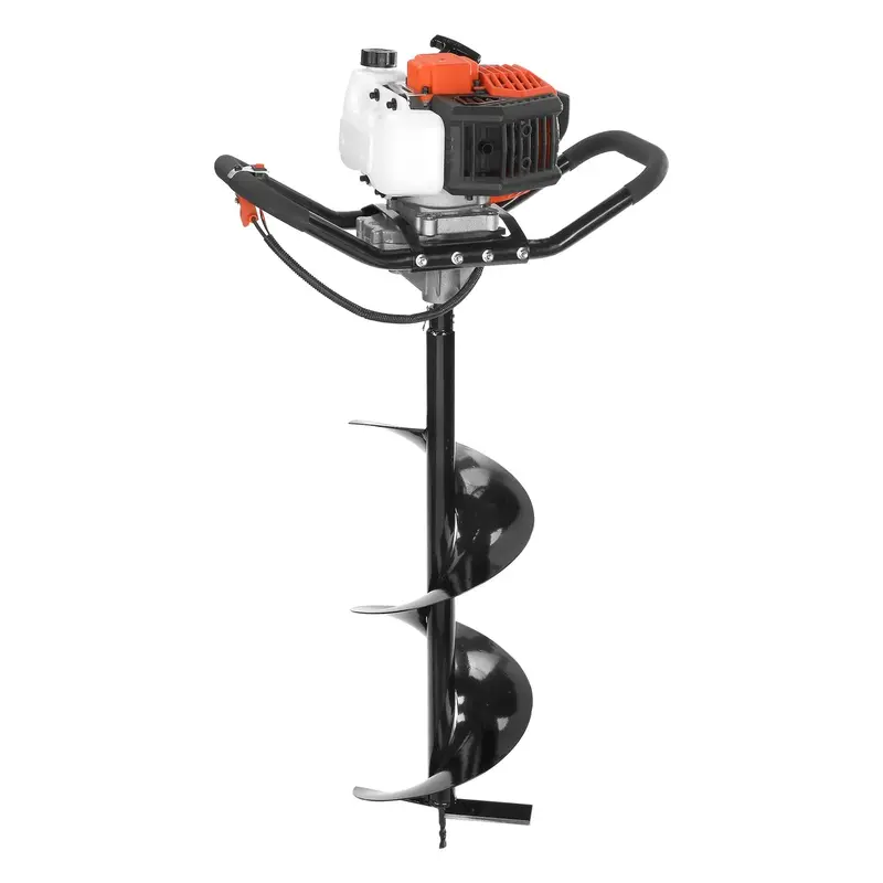VEVOR 52cc Gas-Powered Post Hole Auger Digger – 1450W Heavy-Duty Soil Boring Tool