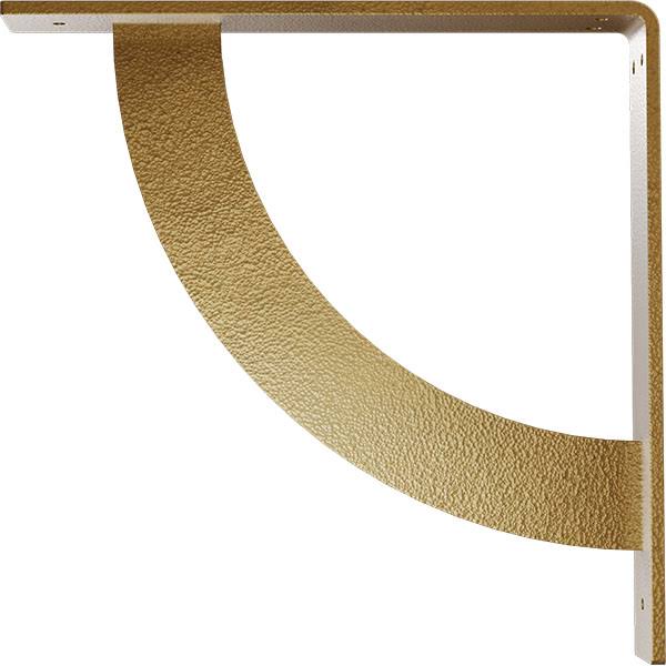 2x22W x 12x22D x 12x22H Bulwark Steel BRACKET, Hammered Gold