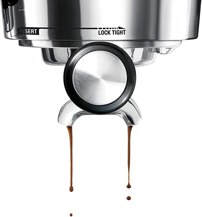 Breville BES870BSXL Barista Express Espresso Machine, Black Sesame
