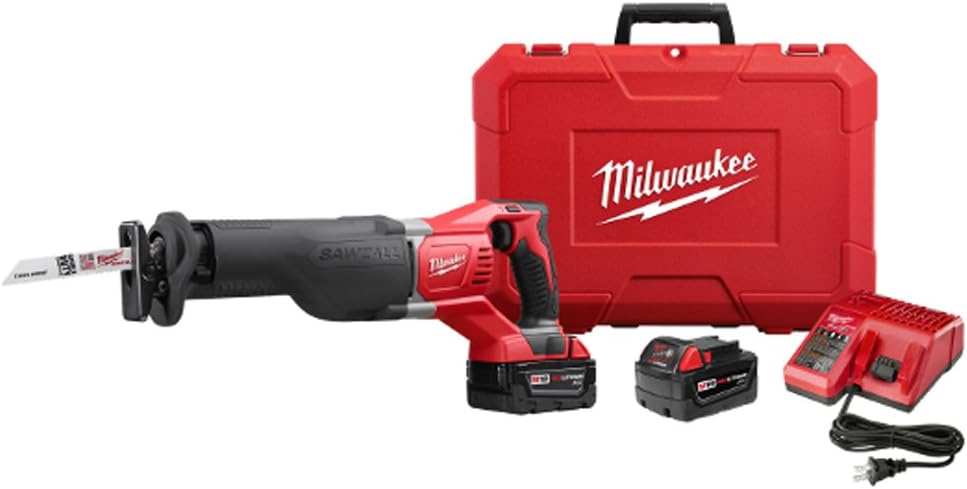 2621-20 M18 18V Lithium Ion Cordless Sawzall 3,000RPM Reciprocating Saw with Quik Lok Blade Clamp and All Metal Gearbox (Bare Tool)