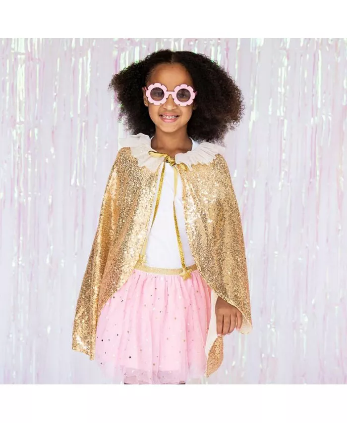 Sweet Wink Child Girl's Gold Sequin Cape