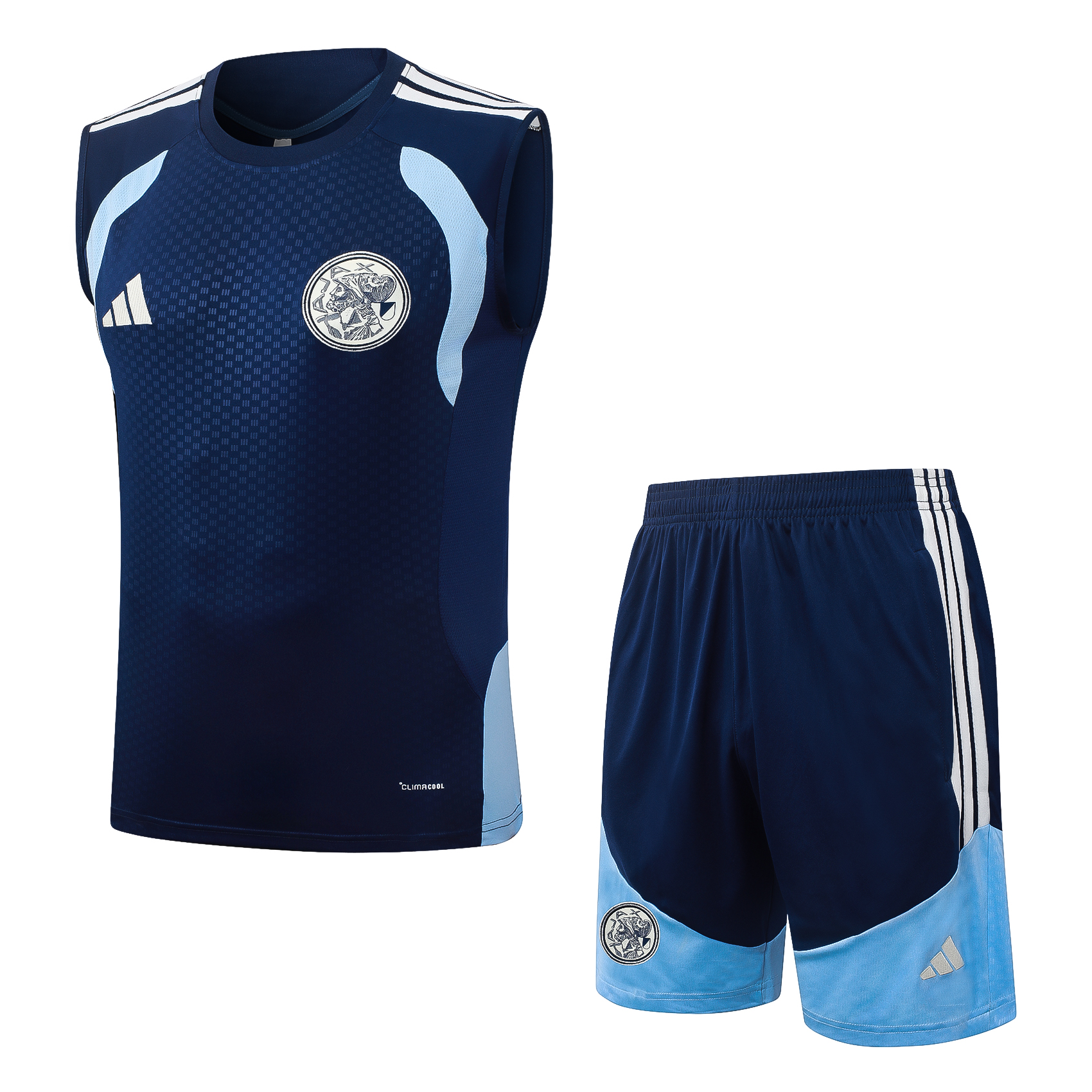 Ajax 26/27 Sleeveless Training Suit-Dark Blue