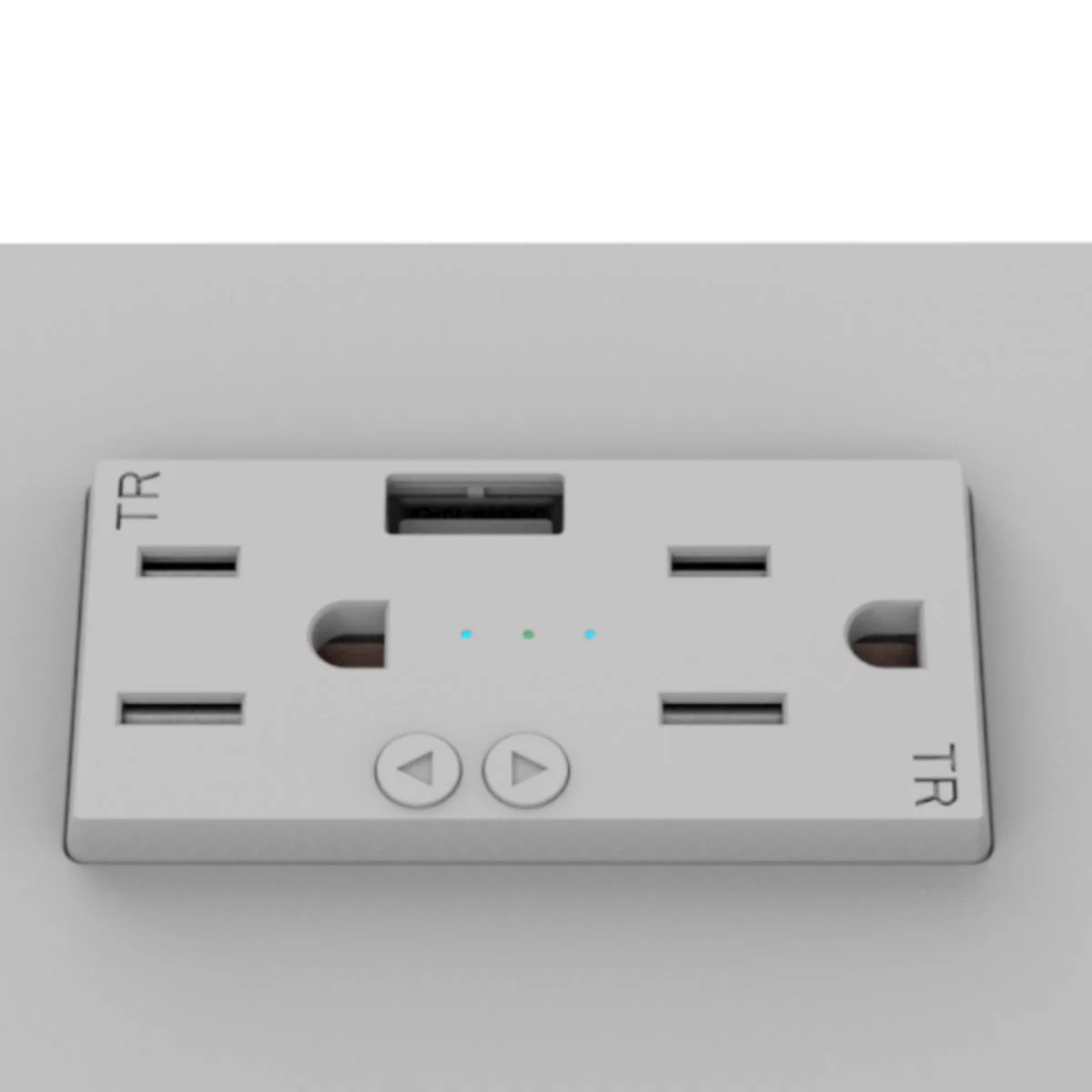 NexxtHome - Smart Wi-Fi wall power outlet with USB port