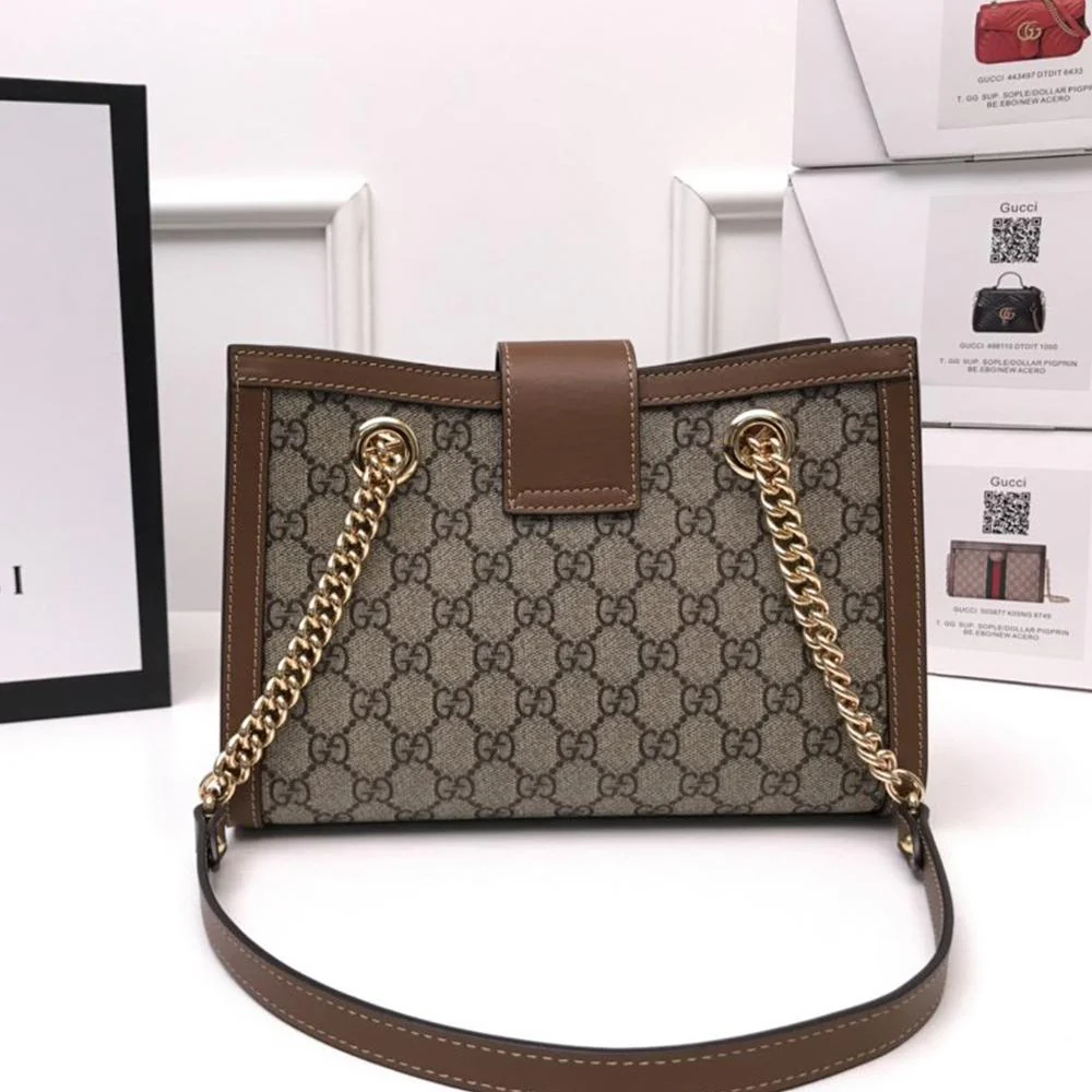 Gucci Padlock small GG shoulder bag