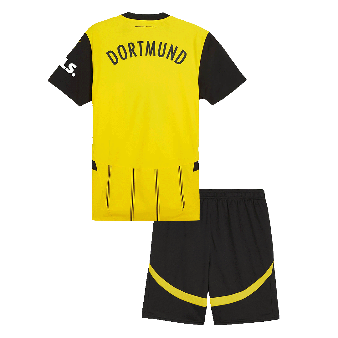 Borussia Dortmund Home Kids Soccer Jerseys Kit