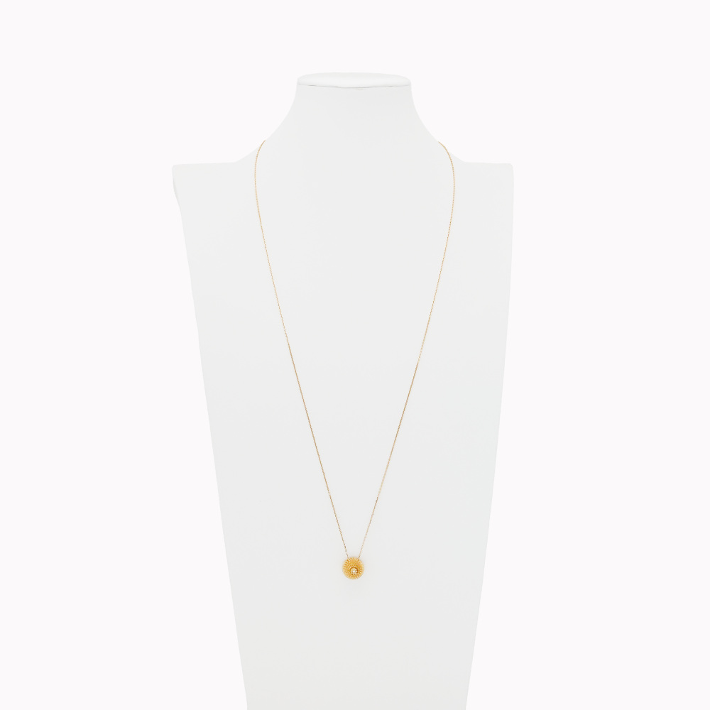 Cartier Cactus Necklace 18K Rose Gold Diamond