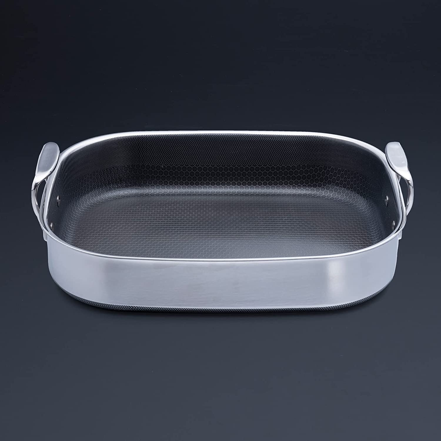 HexClad Non Stick Induction Compatible Stainless