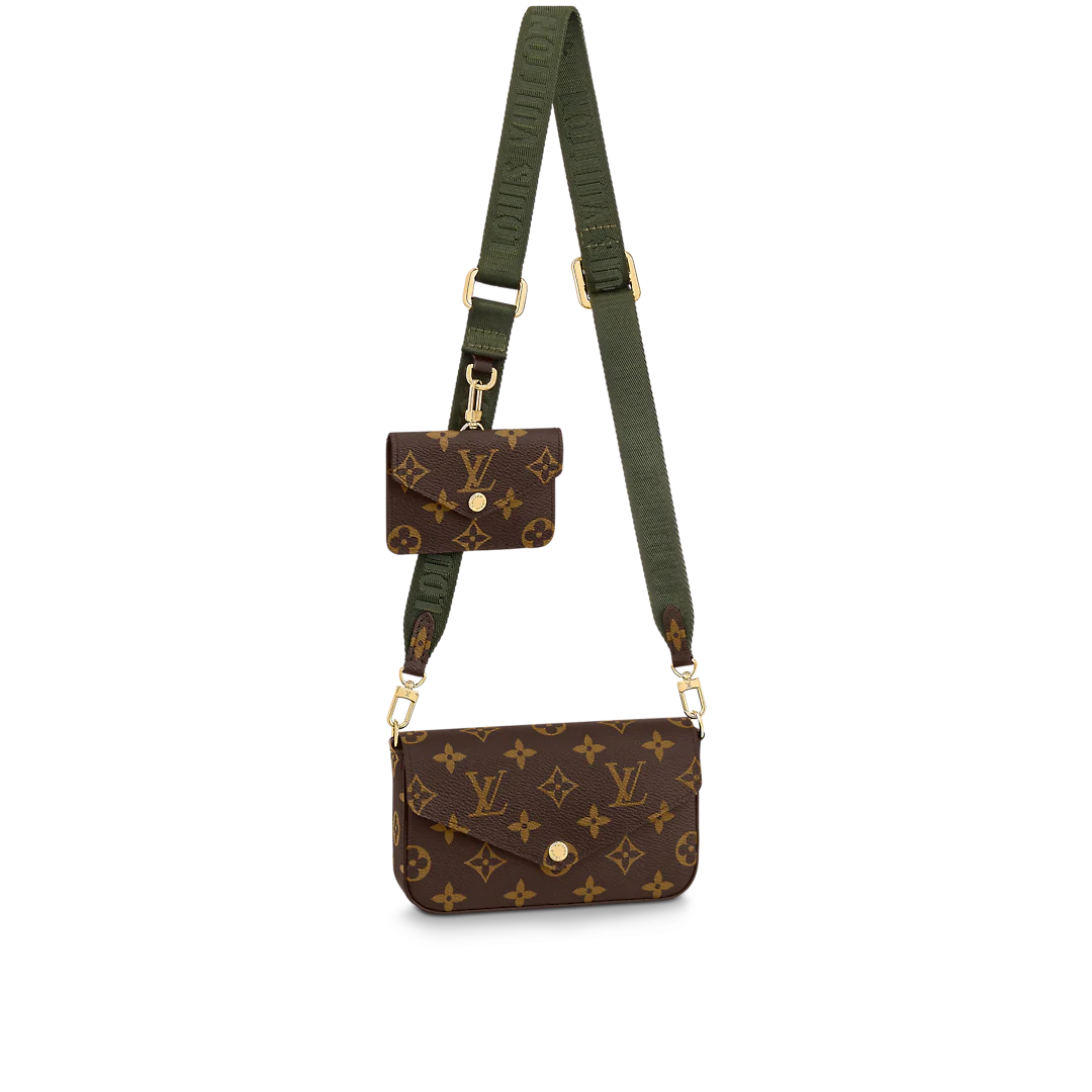 Louis Vuitton F Licie Strap Go 17Cm Green