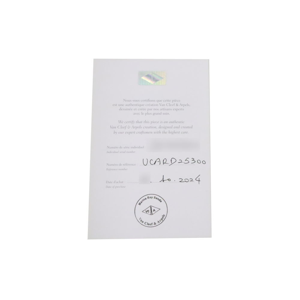 Van Cleef & Arpels Frivole Necklace 18K White Gold Diamond VCARD25300