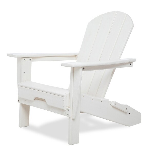 All Weather Folding Adirondack Chair,HDPE Recyclable Plastic