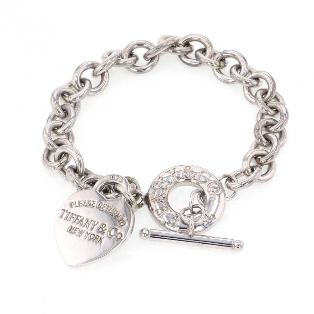 Tiffany & Co. Tiffany En Silver Bracelet Sterling Silver