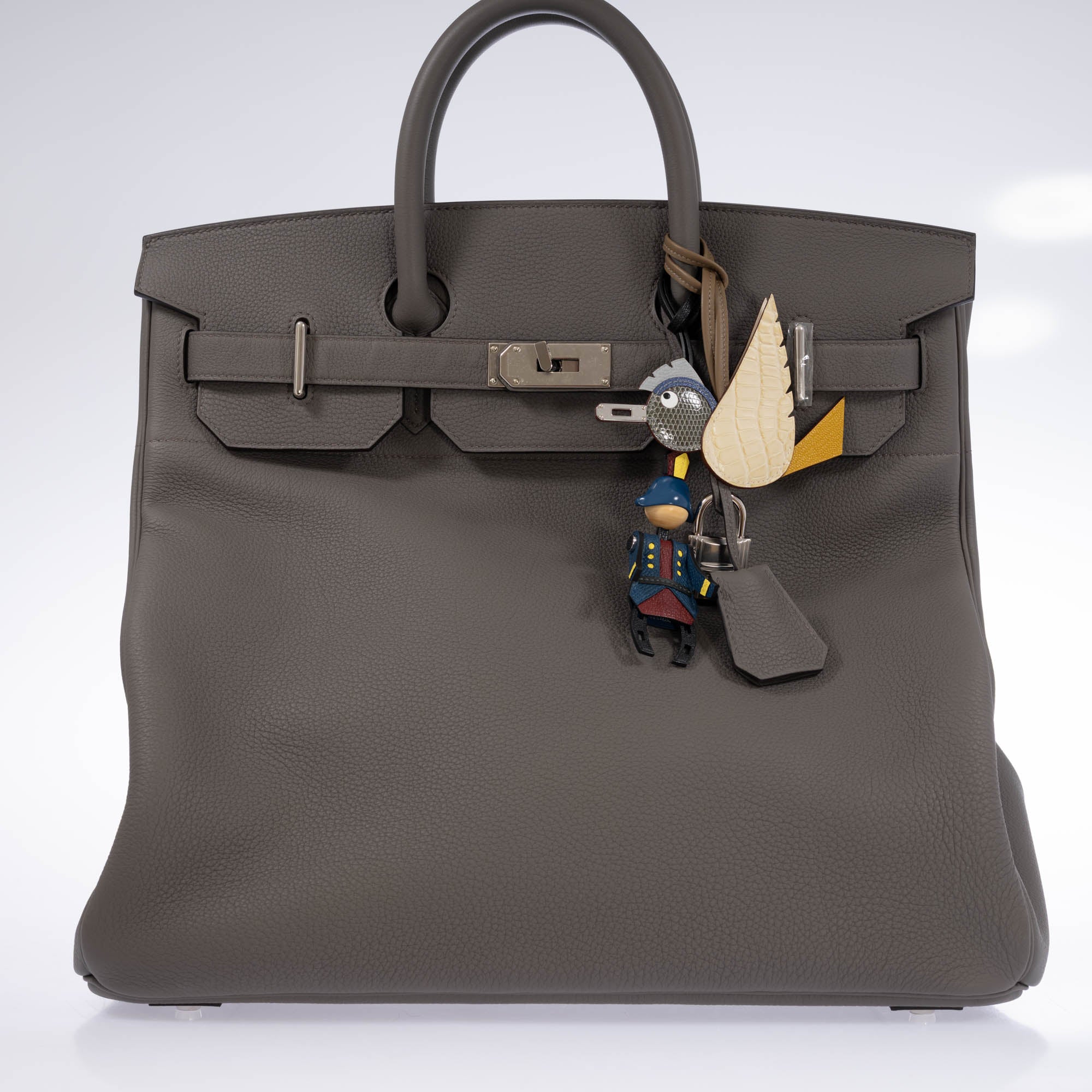 Hermès HAC Birkin 40 Etain Togo Palladium Hardware