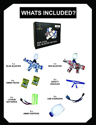 Gel Blaster Toy Rifle - Electric Water Splatter Ball Shooter Guns, Outdoor Backyard Activites