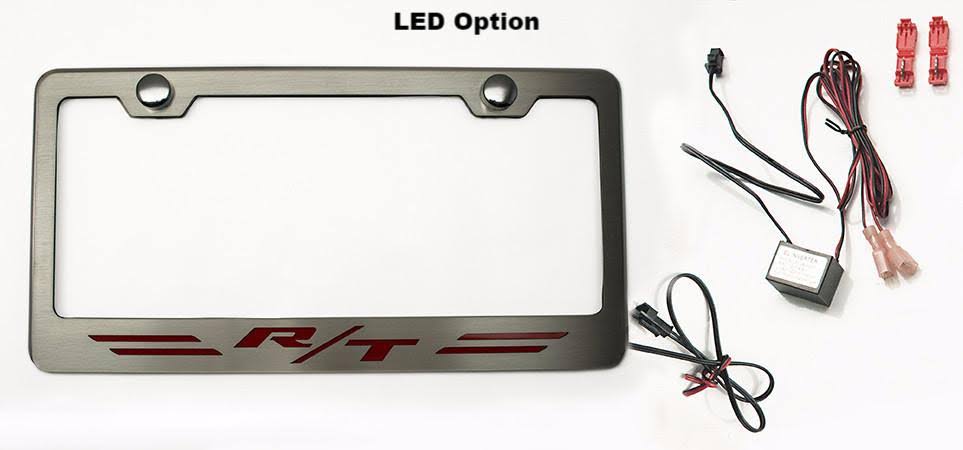American Car Craft Premium Dodge R/T Style License Plate Frame