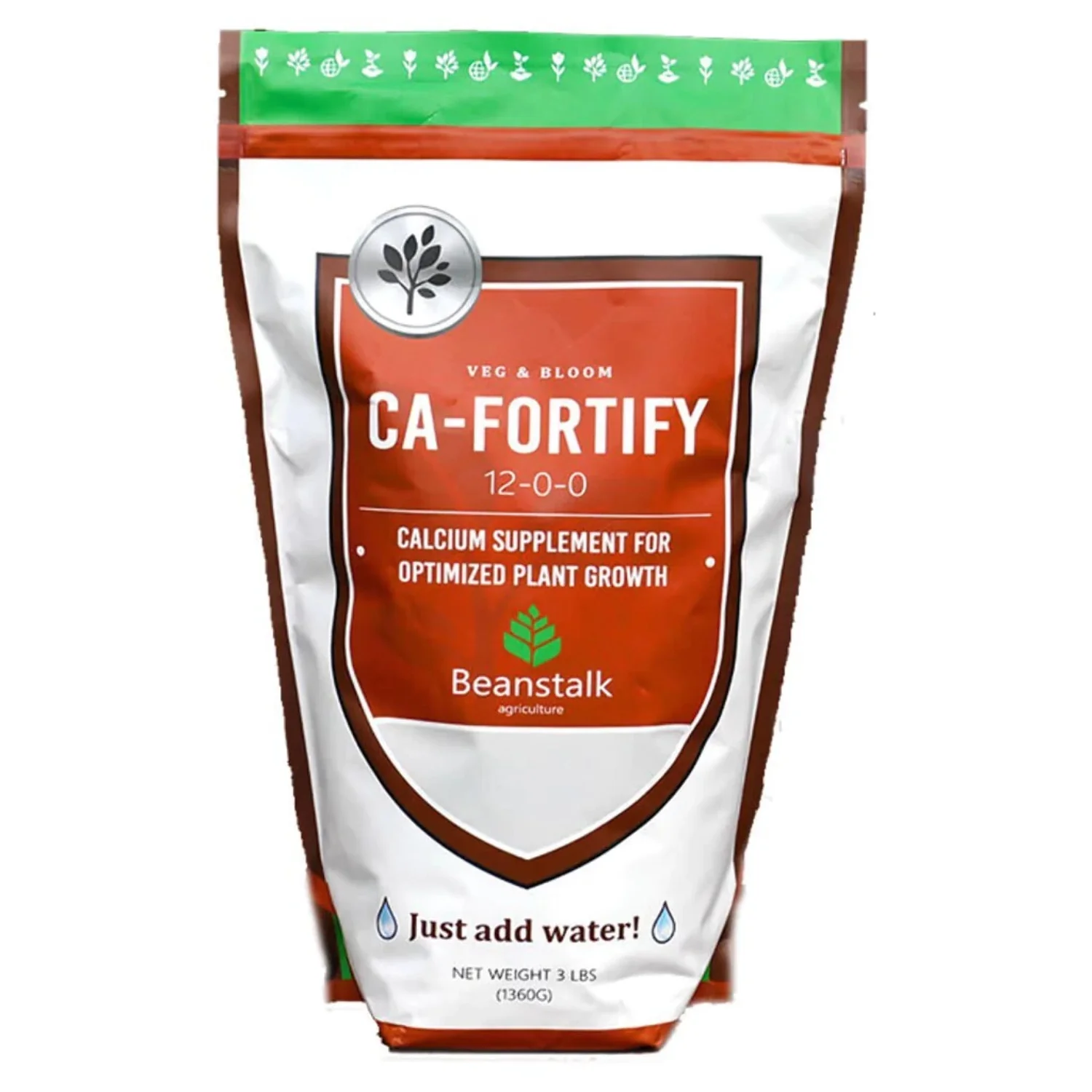 Bean Stalk Fortify controlled release fertilizer w/Calcium and magnesium - 50 lb pail