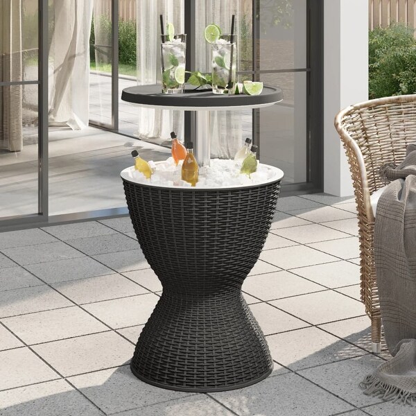 vidaXL 3in1 Ice Cooler Table Polypropylene