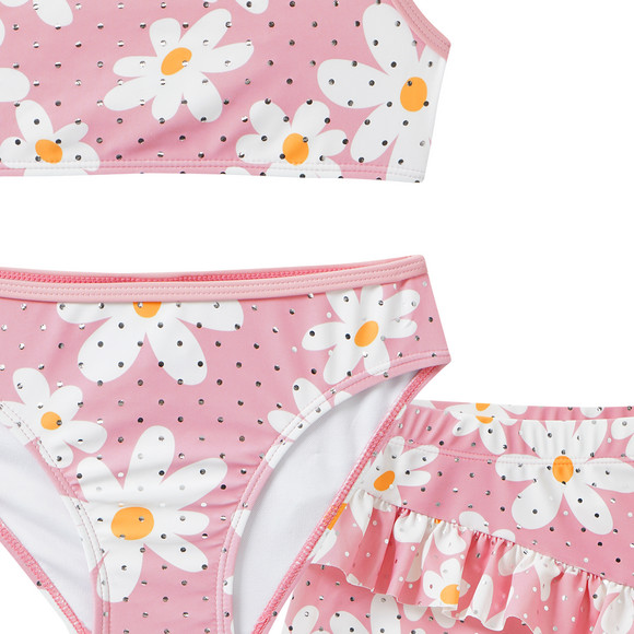 Topolino Mädchen Bikini und Baderock mit Glitzer