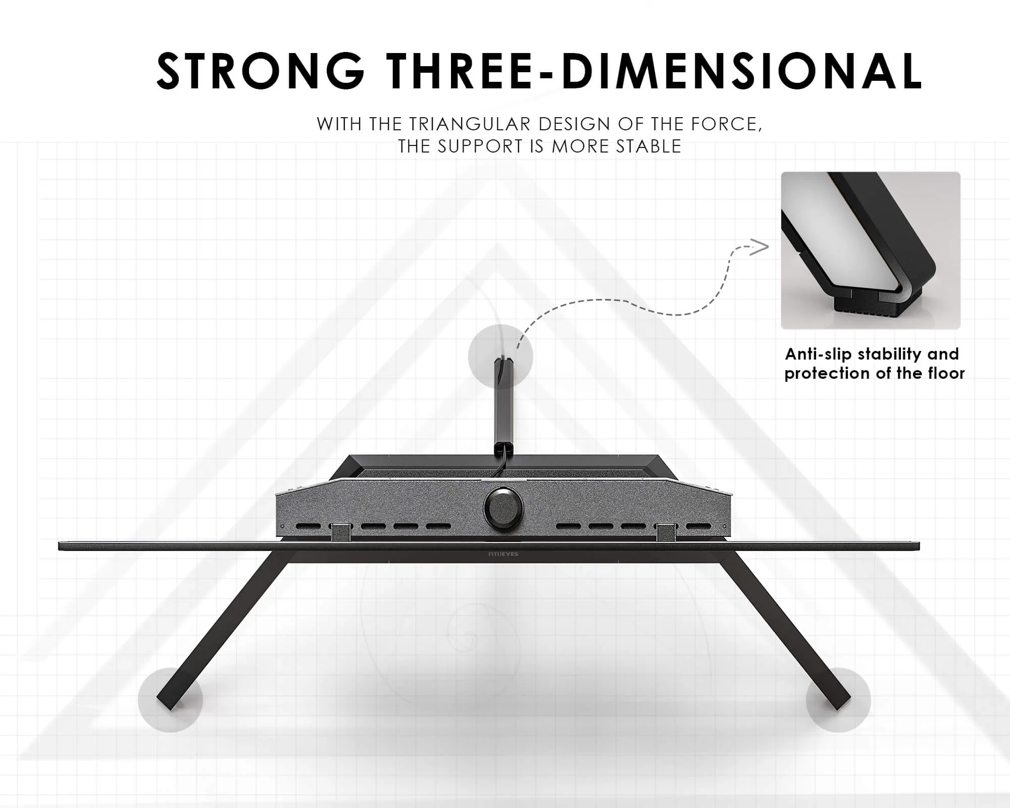 Picasso FT78 Corner TV Stand