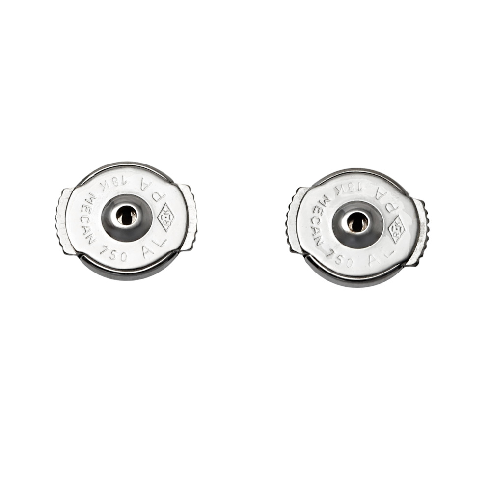 Cartier Heart Earrings 18K White Gold