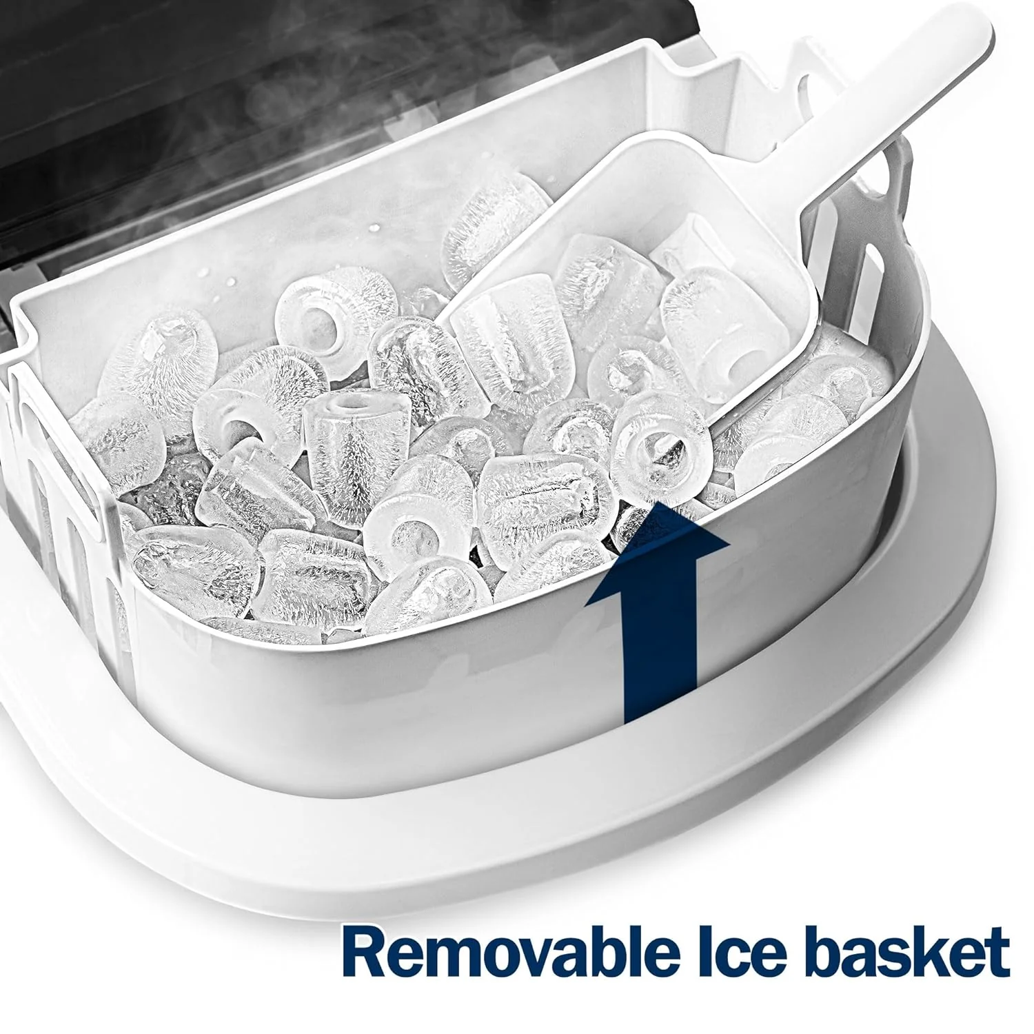 15'' Bullet Quiet Easy to Clean Ice Maker Machine