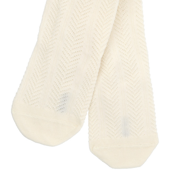 Topomini Pure Collection Baby Strumpfhose mit Ajour-Muster