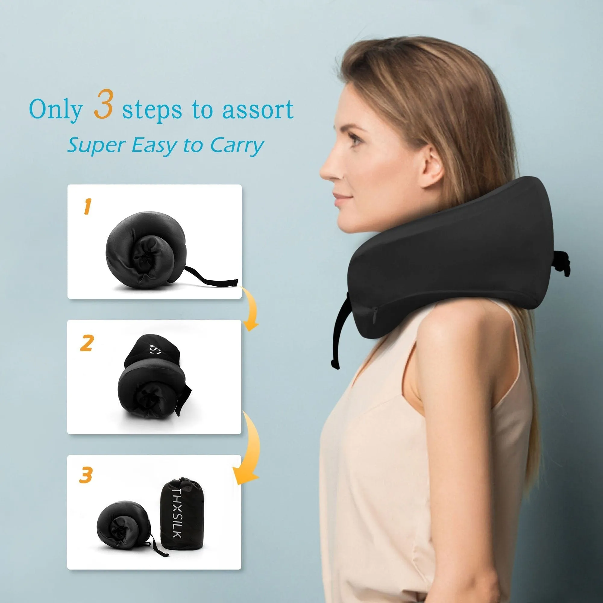 Silk Travel Neck Pillow